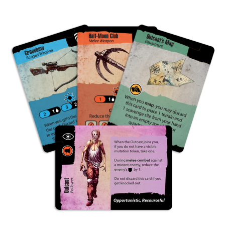 Posthuman Saga : Outcast - MIGHTY BOARDS - Board game | IPA Gameshop