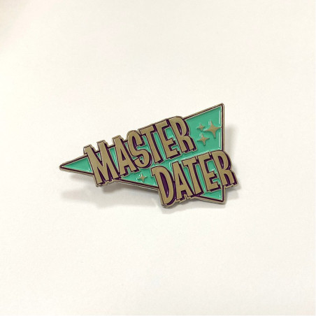 Master Dater - Master Dater Logo Pin KS - Joking Hazard LLC - Board game | IPA Gameshop