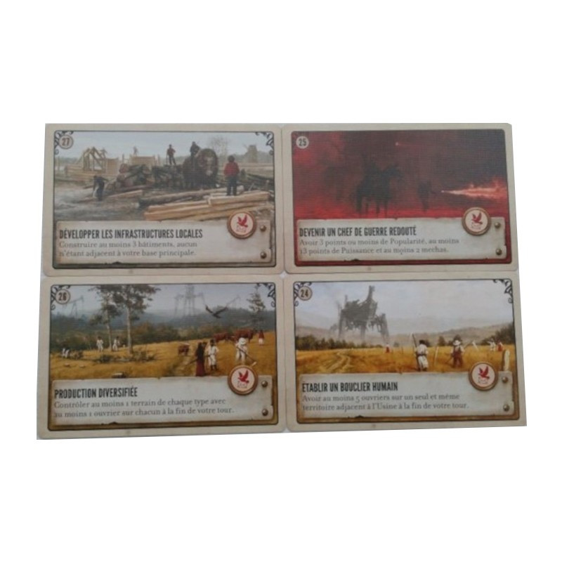 Scythe - Promo "Cartes Usine 24 - 27" - Matagot - Board game | IPA Gameshop