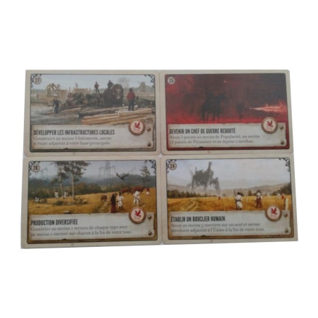 Scythe - Promo "Cartes Usine 24 - 27" - Matagot - Board game | IPA Gameshop