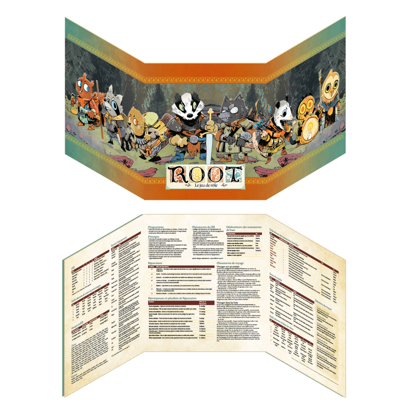 Root RPG: GM's Screen + Notepad - Leder Games - Board game | IPA Gameshop