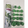 Dungeon Crawl Classics : Set 14 dés Enchanteur d'éeraude (vert pomme) - EDITIONS AKILEOS - Board game | IPA Gameshop EU