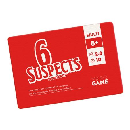 6 suspects - MATAGOT - Board game | IPA Gameshop