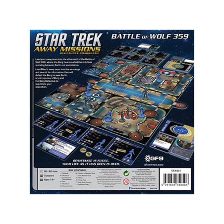 Star Trek Away Missions : Battle of Wolf 359 - Gale Force Nine - Board game | IPA Gameshop