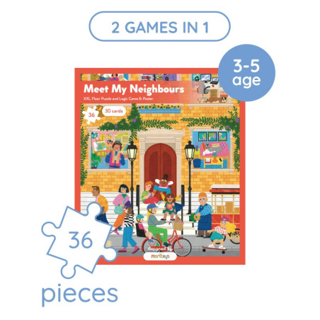 Connaître mes Voisins - Moritoys - Jeu de société | IPA Gameshop