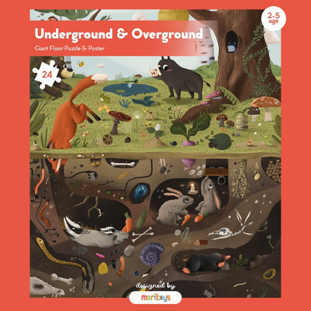 Underground & Overground Puzzle - Moritoys - Jeu de société | IPA Gameshop