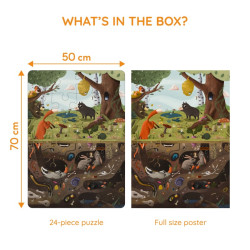 Underground & Overground Puzzle - Moritoys - Jeu de société | IPA Gameshop