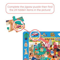 Look & Find Puzzle : Kindergarten - Moritoys - Board game | IPA Gameshop
