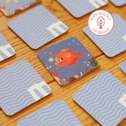 Jeu de Mémoire et de Paires : Sous l'Eau - Moritoys - Jeu de société | IPA Gameshop