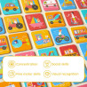 Jeu de Mémoire et de Paires : Véhicules - Moritoys - Jeu de société | IPA Gameshop