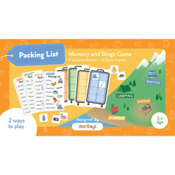 Liste de Voyage - Jeu de Mémoire et de Bingo - Moritoys - Jeu de société | IPA Gameshop
