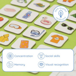 Liste de Voyage - Jeu de Mémoire et de Bingo - Moritoys - Jeu de société | IPA Gameshop