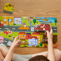Vehicles Adventure Puzzle - Moritoys - Board game | IPA Gameshop