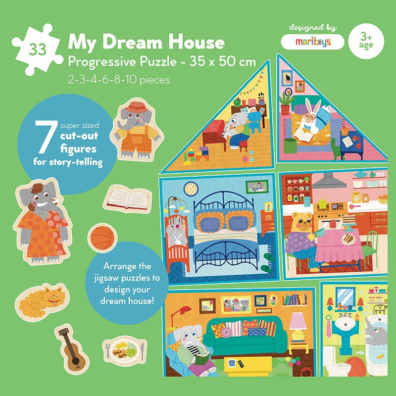 My Dream House Puzzle - Moritoys - Board game | IPA Gameshop
