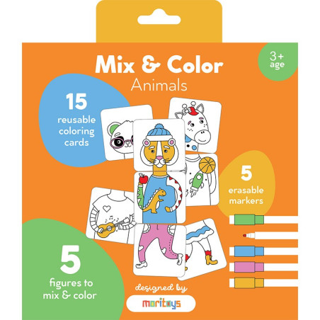 Mix & Color : Animals - Moritoys - Board game | IPA Gameshop