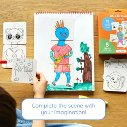 Mix & Color : Animals - Moritoys - Board game | IPA Gameshop