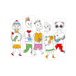 Mix & Color : Animals - Moritoys - Board game | IPA Gameshop