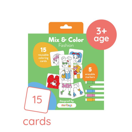 Mix & Color : Fashion - Moritoys - Jeu de société | IPA Gameshop