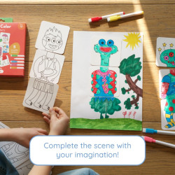 Mix & Color : Monsters - Moritoys - Jeu de société | IPA Gameshop