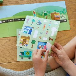 Reusable Sticker Set : My City - Moritoys - Jeu de société | IPA Gameshop