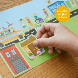Reusable Sticker Set : My City - Moritoys - Jeu de société | IPA Gameshop