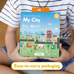 Reusable Sticker Set : My City - Moritoys - Jeu de société | IPA Gameshop