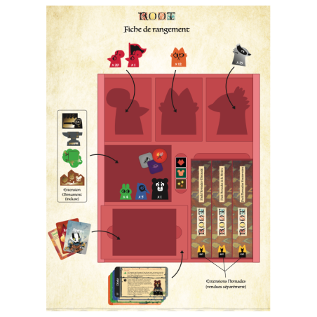 Root: Pack Nomades Maraude - MATAGOT - Jeu de société | IPA Gameshop