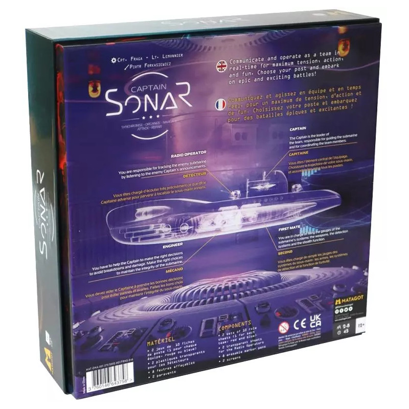 Captain SONAR - MATAGOT - Board game | IPA Gameshop EU