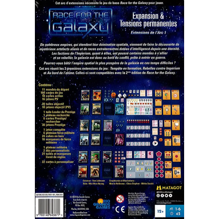 Race for the Galaxy - Arc 1 - Matagot - Jeu de société | IPA Gameshop
