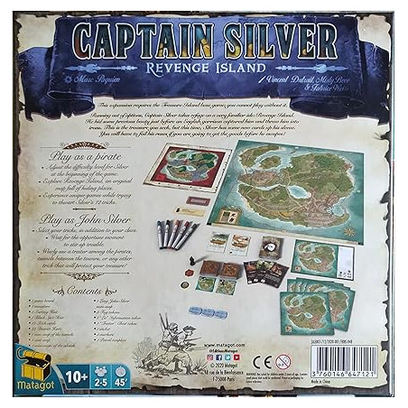 Treasure Island: Captain Silver – Revenge Island - Matagot - Board game | IPA Gameshop