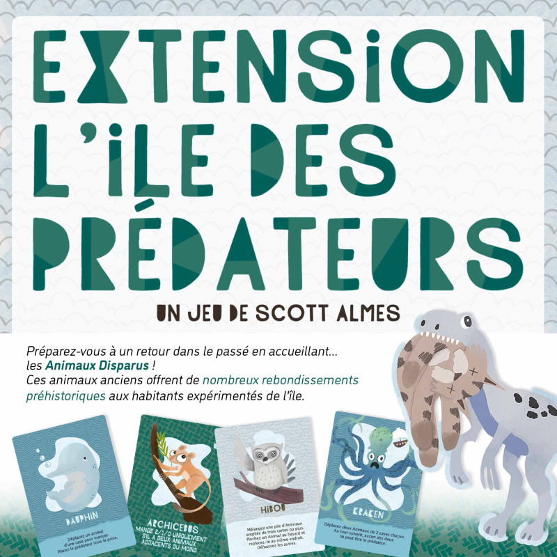 L'île des prédateurs - Extension - MATAGOT - Jeu de société | IPA Gameshop