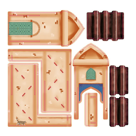 Tabriz : Promo Punchboard 2 (Dice Tower) - CRAFTY GAMES - Board game | IPA Gameshop EU