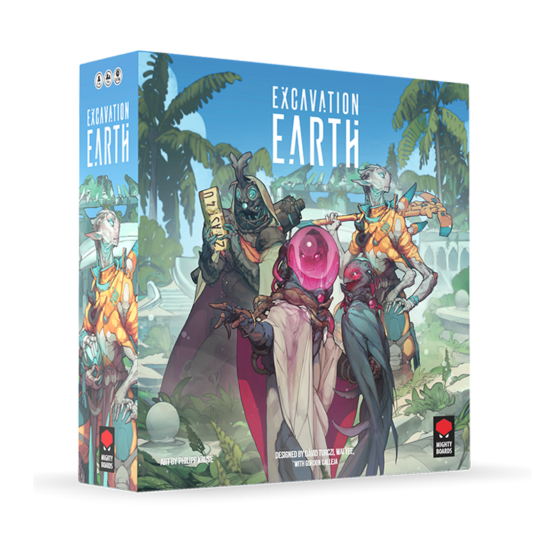 Excavation Earth - MIGHTY BOARDS - Board game | IPA Gameshop
