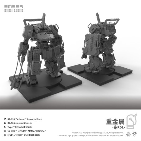 EMBER : Obsidian Protocol RDL Heavy Metal - BEIJING QUETI TECHNOLOGY CO - Board game | IPA Gameshop EU