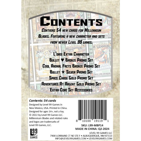 Millennium Blades : Multiverses Beyonder Mini-Exp - LEVEL 99 GAMES LLC - Board game | IPA Gameshop