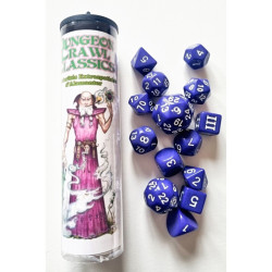 Dungeon Crawl Classics : Set 14 dés Alamanter (violets) - EDITIONS AKILEOS - Board game | IPA Gameshop EU