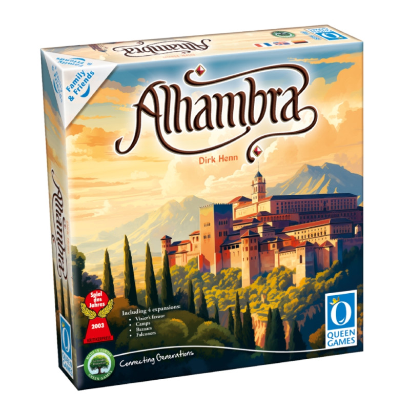 Alhambra F&F Compact Edition (Including 4 Expansions) - Queen Games GmbH - Board game | IPA Gameshop