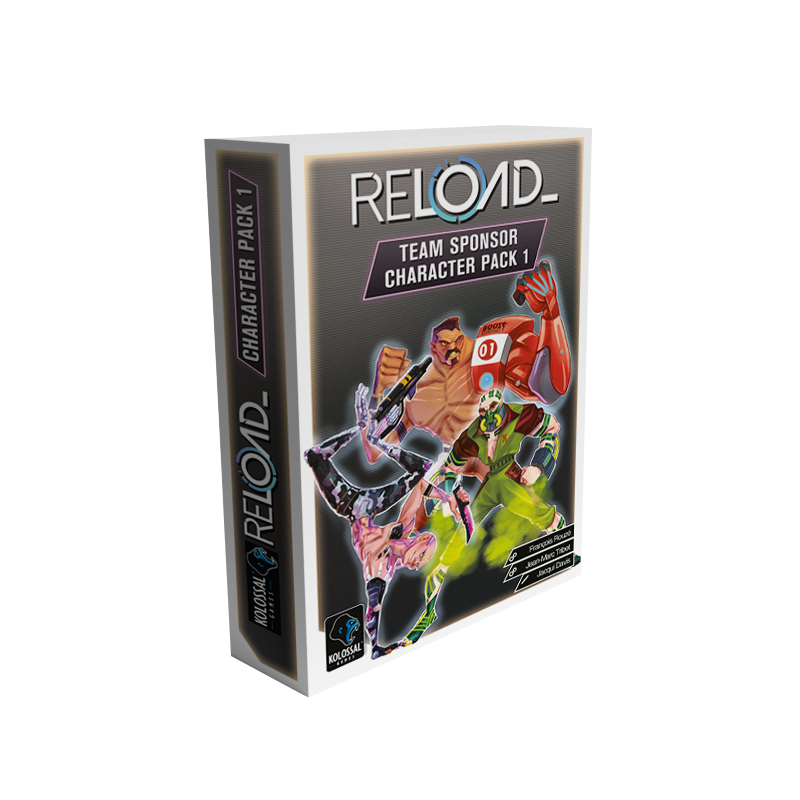 Reload: Team Sponsor Pack - KOLOSSAL GAMES - Board game | IPA Gameshop EU