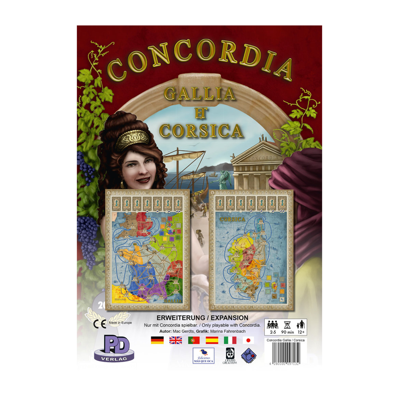 Concordia Gallia & Corsica - PD-Verlag - Board game | IPA Gameshop