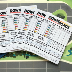 GeekUp Bit Set : Downforce Scoring Cards - BOARDGAMEGEEK (BGG) - Board game | IPA Gameshop
