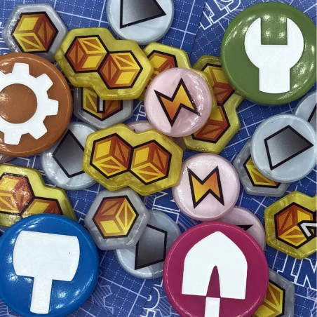 GeekUp Bit Set : Fantastic Factories - BOARDGAMEGEEK (BGG) - Board game | IPA Gameshop