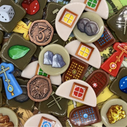 GeekUp Bit Set : Red Cathedral - BOARDGAMEGEEK (BGG) - Board game | IPA Gameshop