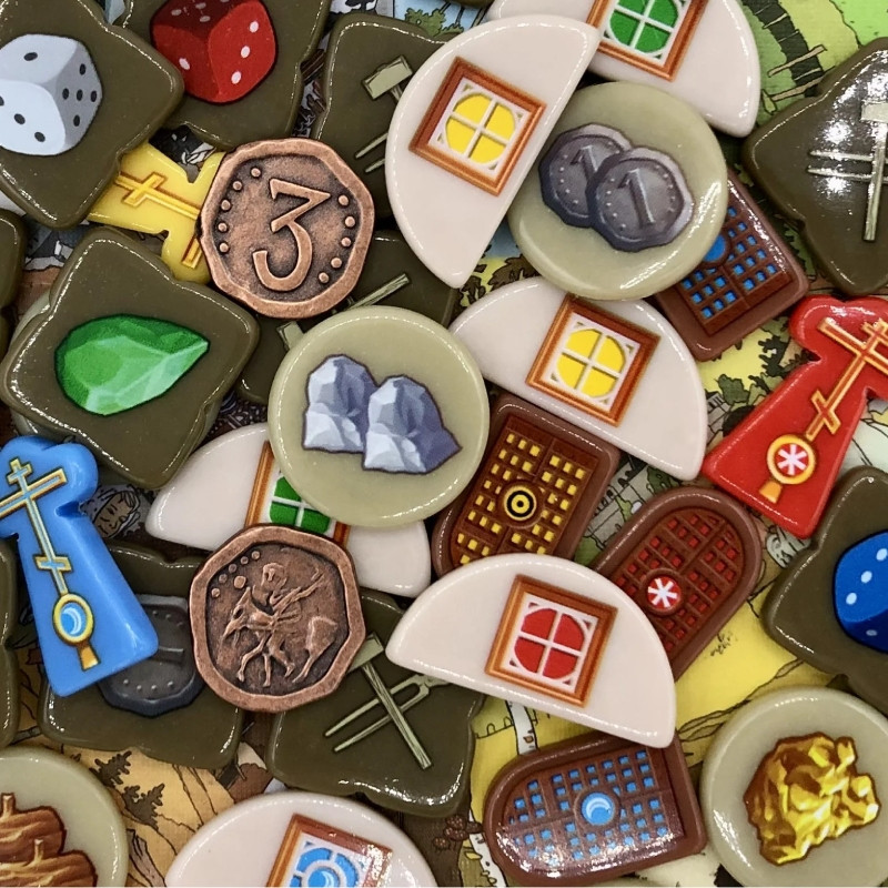 GeekUp Bit Set : Red Cathedral - BOARDGAMEGEEK (BGG) - Board game | IPA Gameshop