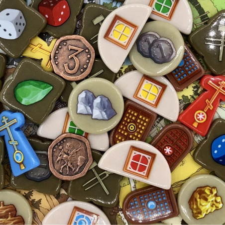 GeekUp Bit Set : Red Cathedral - BOARDGAMEGEEK (BGG) - Board game | IPA Gameshop