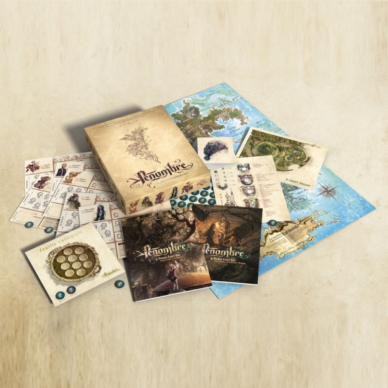 Pénombre - Le Premier Cahier Gris - Æther Labs / Association Sombres Sentes - Board game | IPA Gameshop