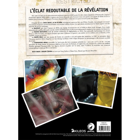 Delta Green : Groupe témoin - EDITIONS AKILEOS - Board game | IPA Gameshop EU