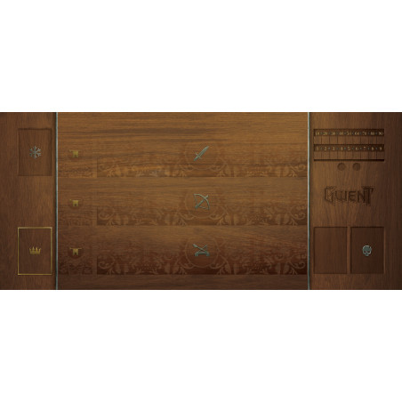 Gwent Original Wood Replica Playmat (1P) - No Loading Games - Board game | IPA Gameshop EU