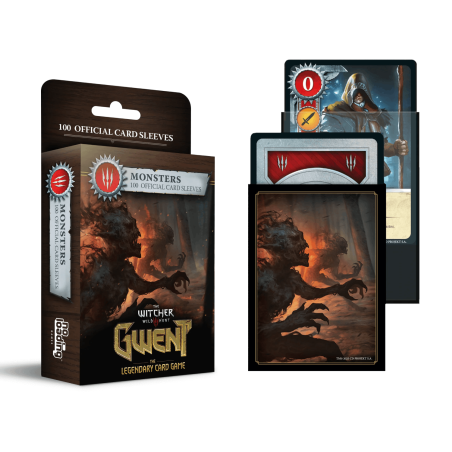 Gwent Monsters Card Sleeves (100) - No Loading Games - Board game | IPA Gameshop EU