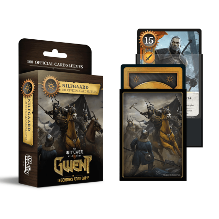 Gwent Nilfgaard Card Sleeves (100) - No Loading Games - Board game | IPA Gameshop EU